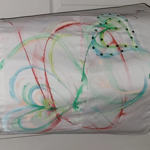 Custom Painted Wearable Art Apron #1406 - Picture 3 of 7